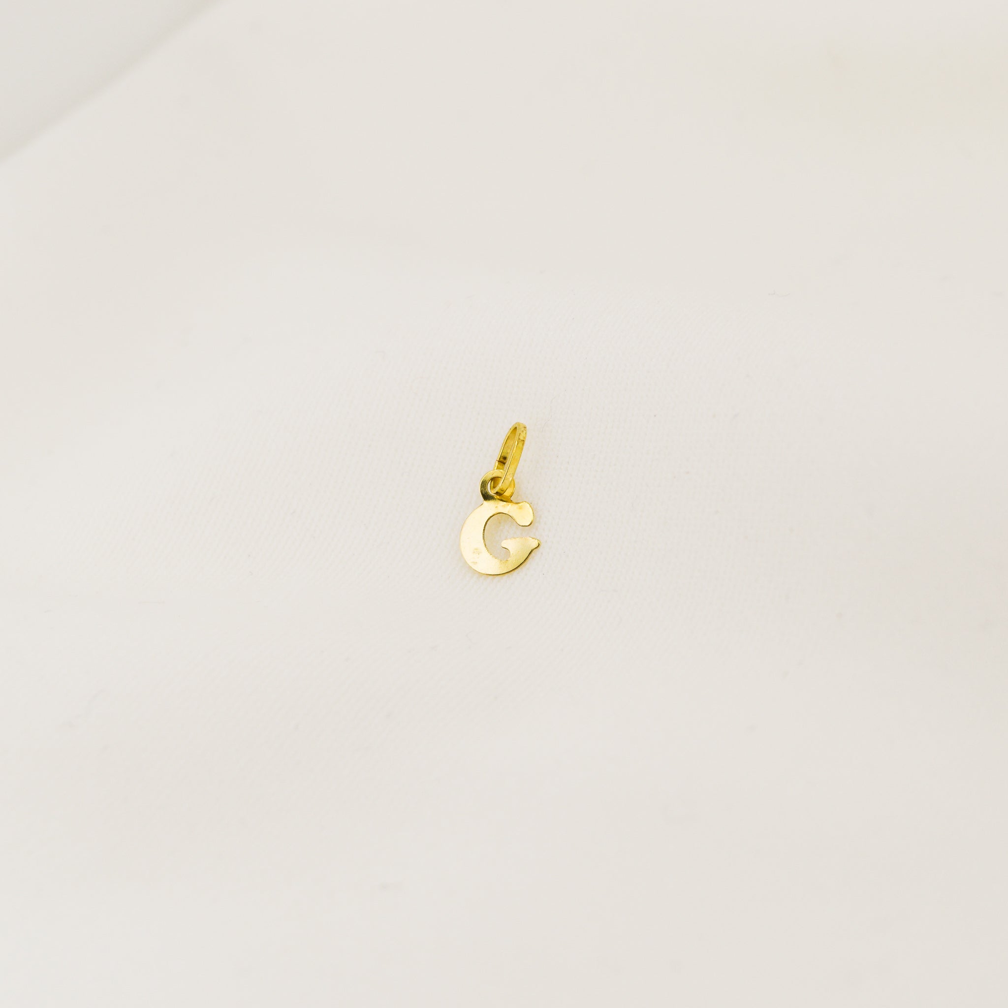 Miniature 9ct Gold G Initial Pendant