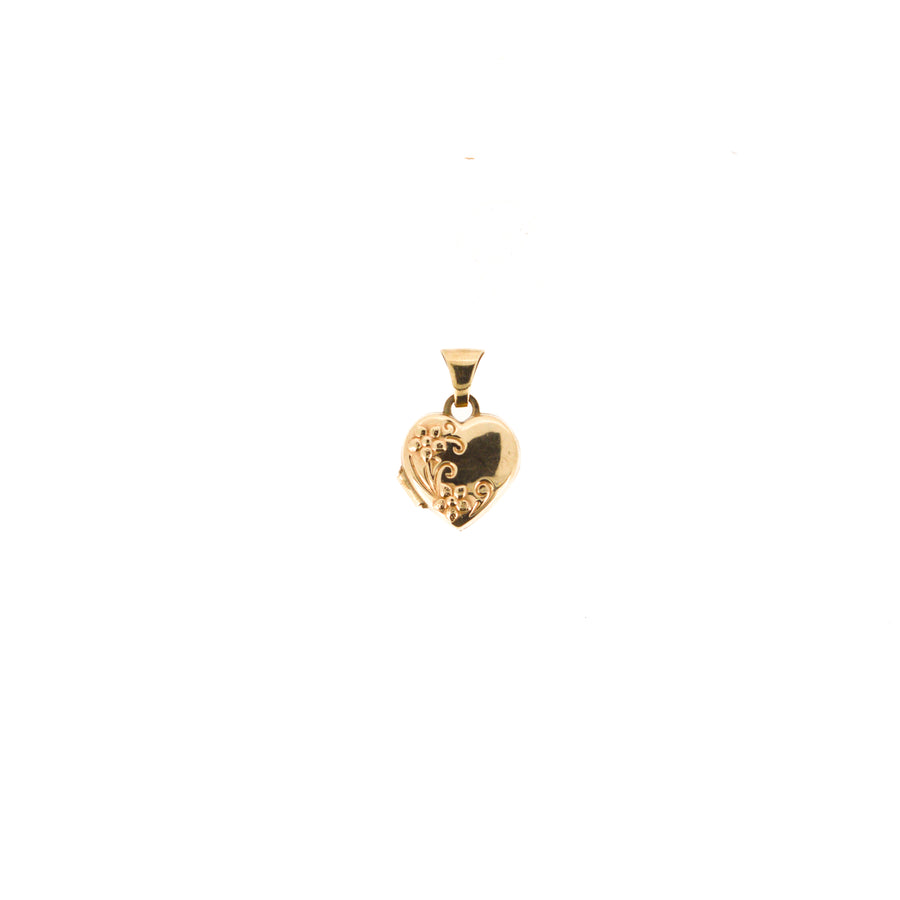 9ct Gold Heart Locket Charm