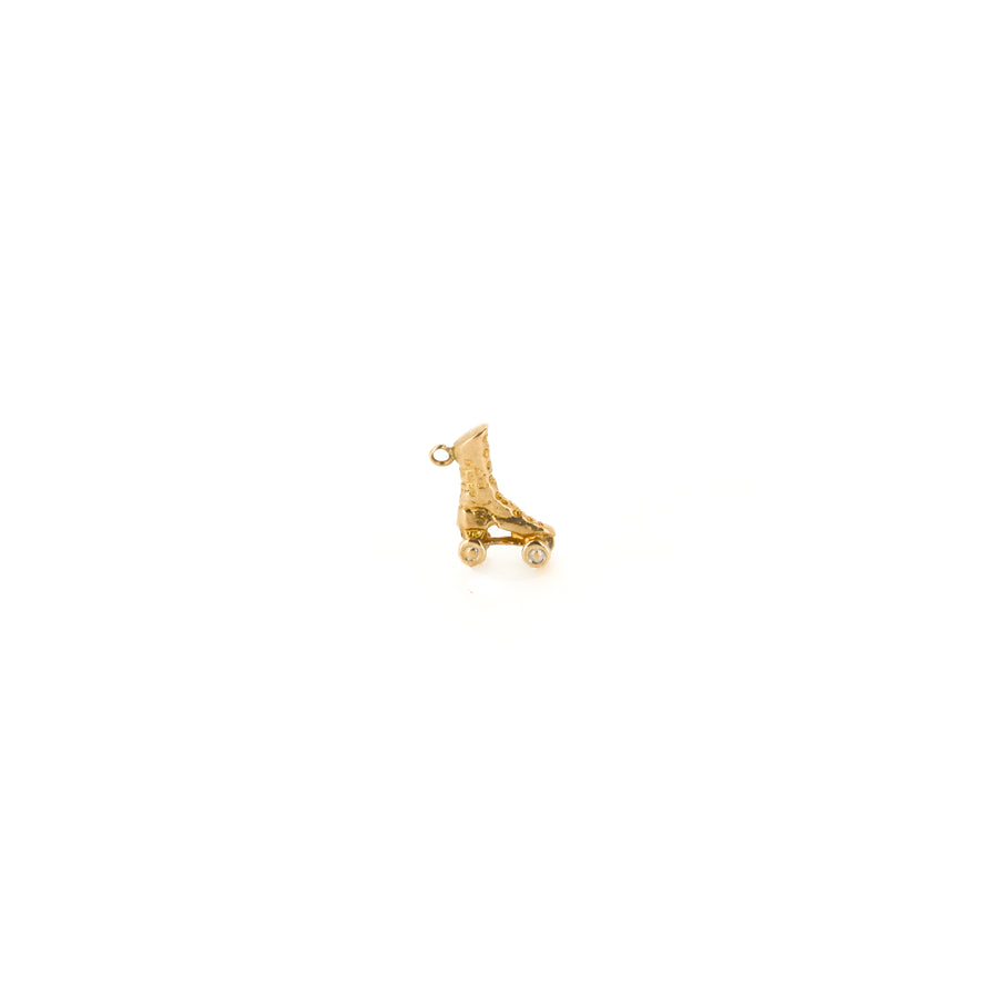 9ct Gold Rollerskate Charm