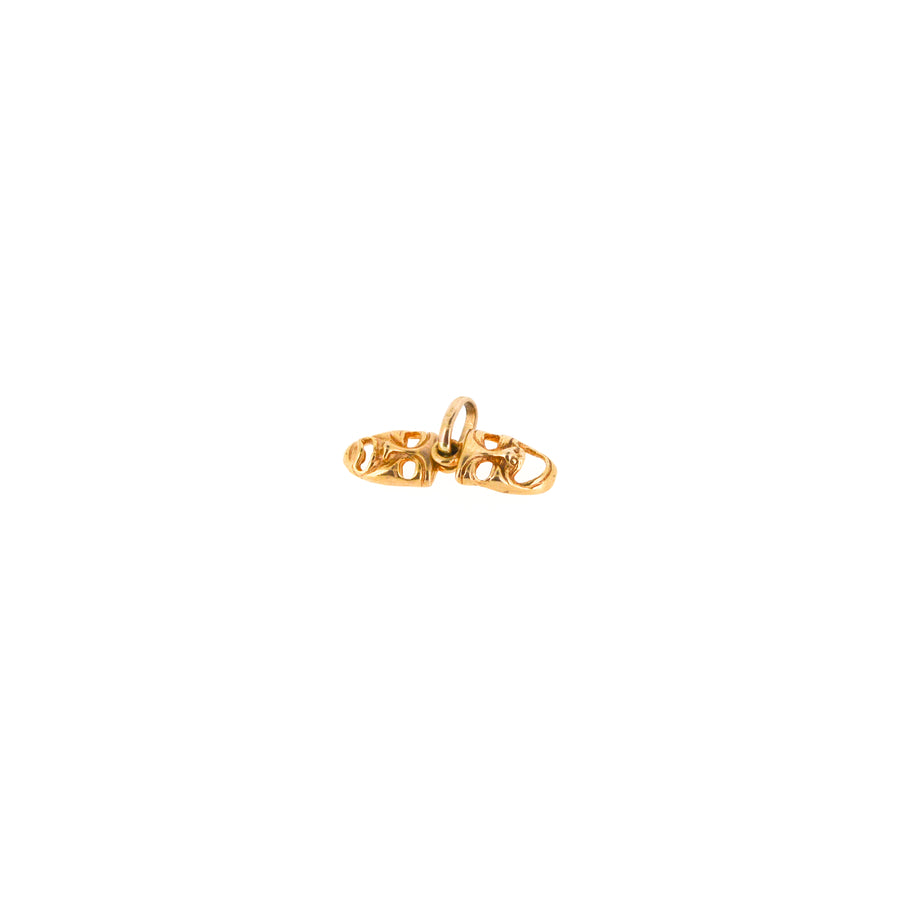 9ct Gold Theatre Mask Charm