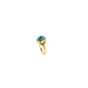 Turquoise Solitaire 9ct Gold Ring