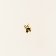 9ct Gold and Diamond Aries Zodiac Pendant