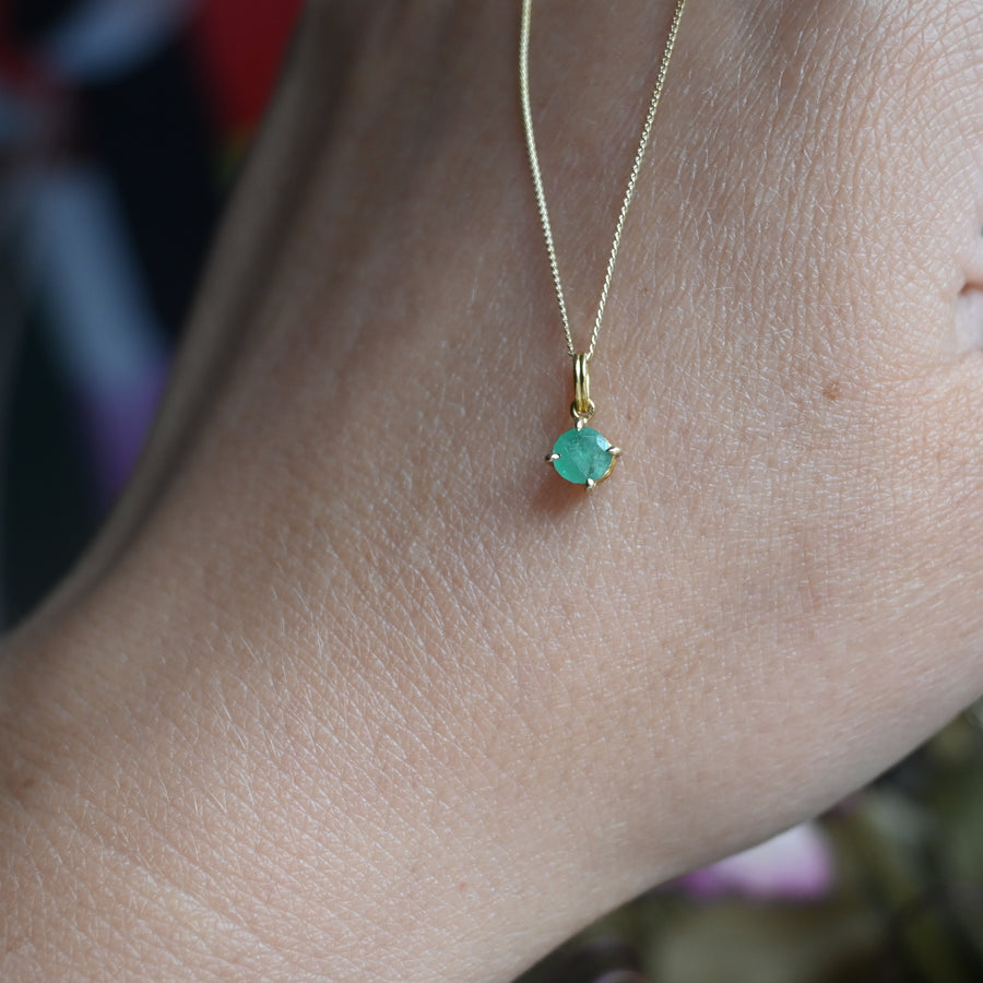 Emerald Drop Necklace