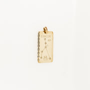 Heavy 9ct Gold and Diamond 'Cancer' Zodiac Pendant