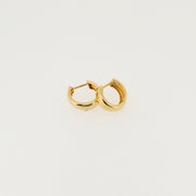 Gold Huggie Earrings - 12mm