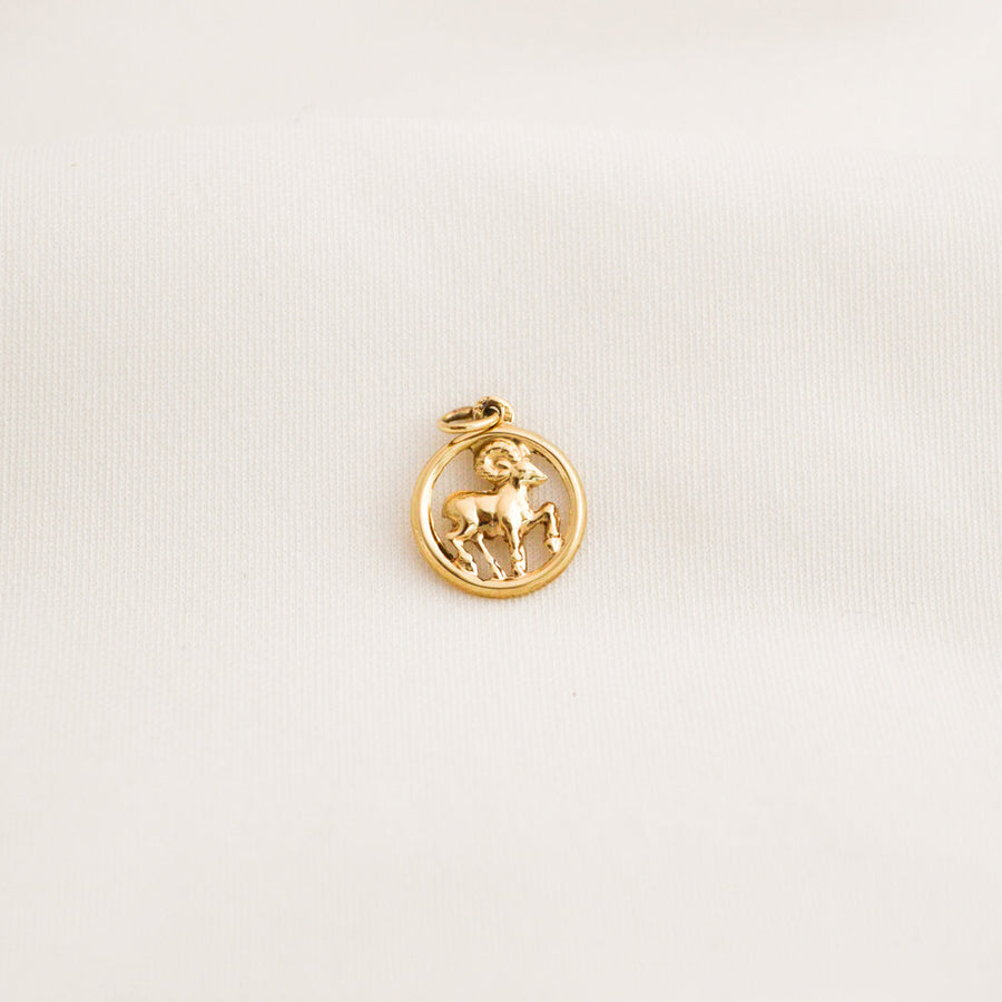 Aries  9ct Gold Pendant