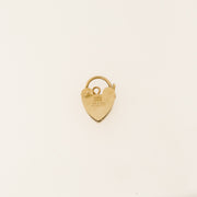 9ct Gold Heart Padlock Pendant