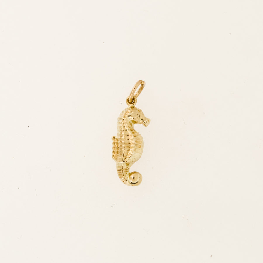 9ct Gold Seahorse Charm
