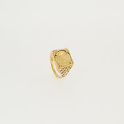 80s Coin 9ct Gold Ring