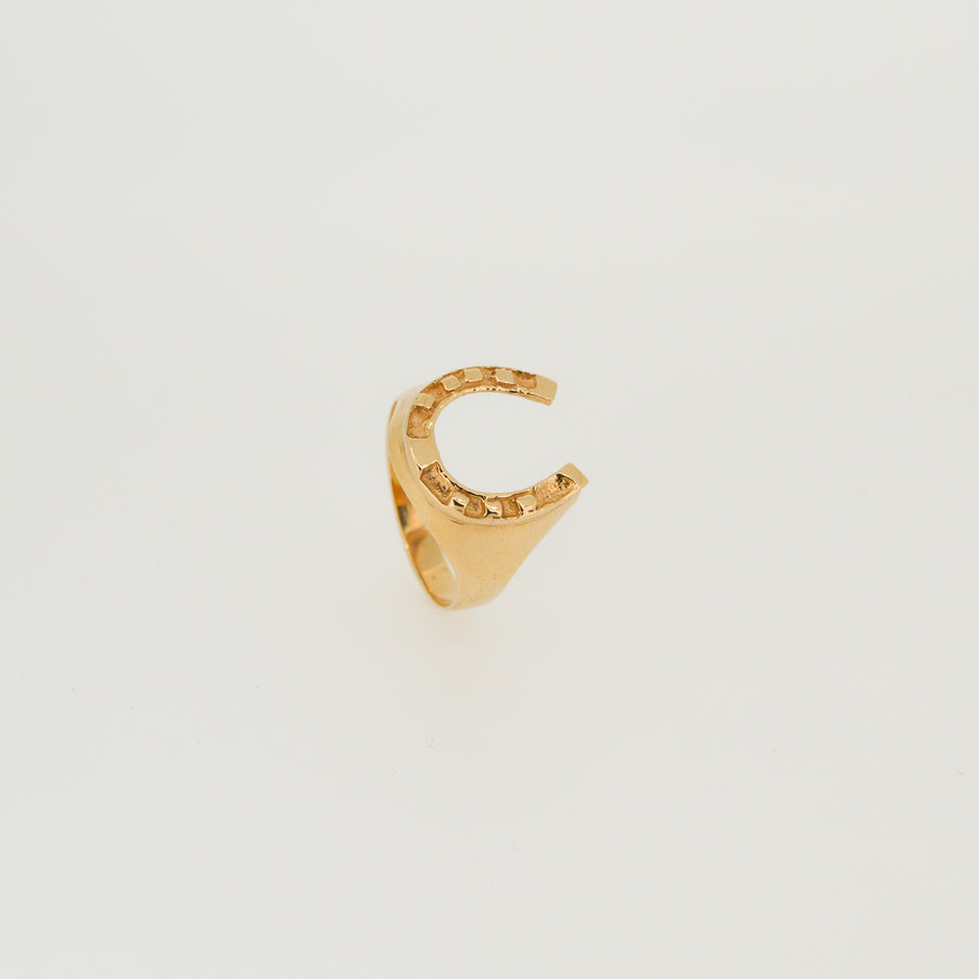 Horseshoe 9ct Gold Ring