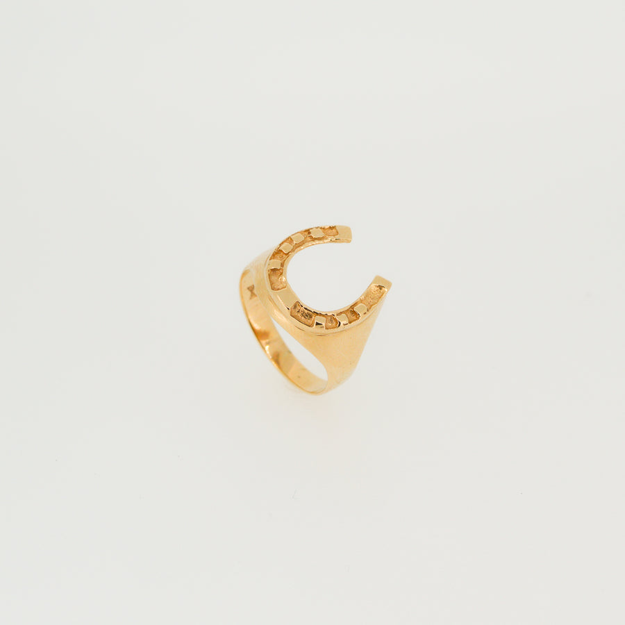 Horseshoe 9ct Gold Ring
