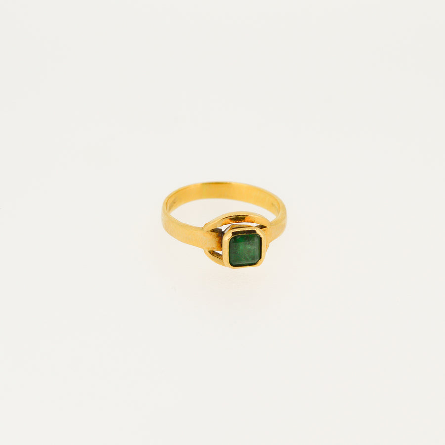 14ct Gold Emerald Ring