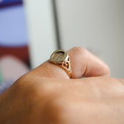 Mini Coin Pinky Ring