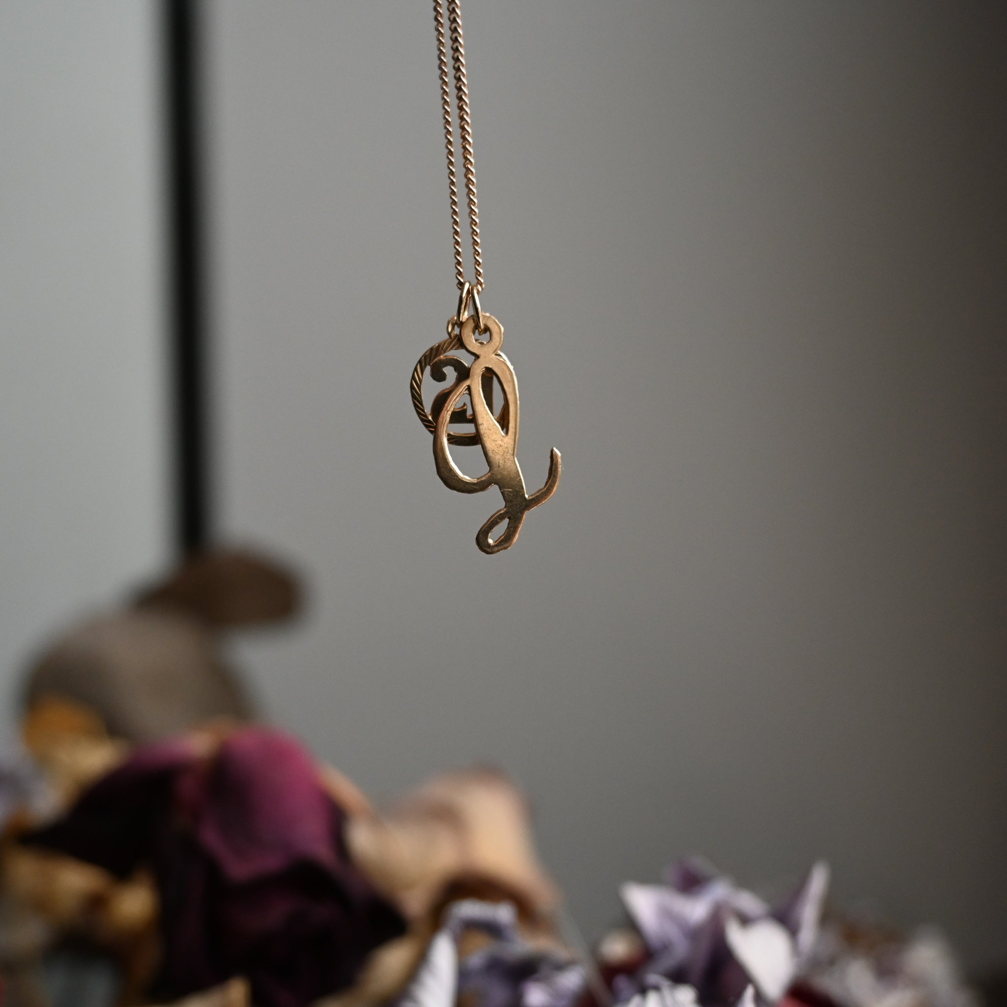 9ct Gold Letter L