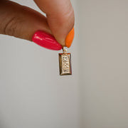 9ct Gold Bar Charm