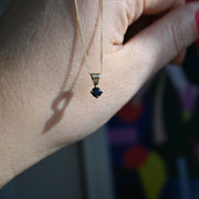 9ct Gold Sapphire September Birthstone Necklace