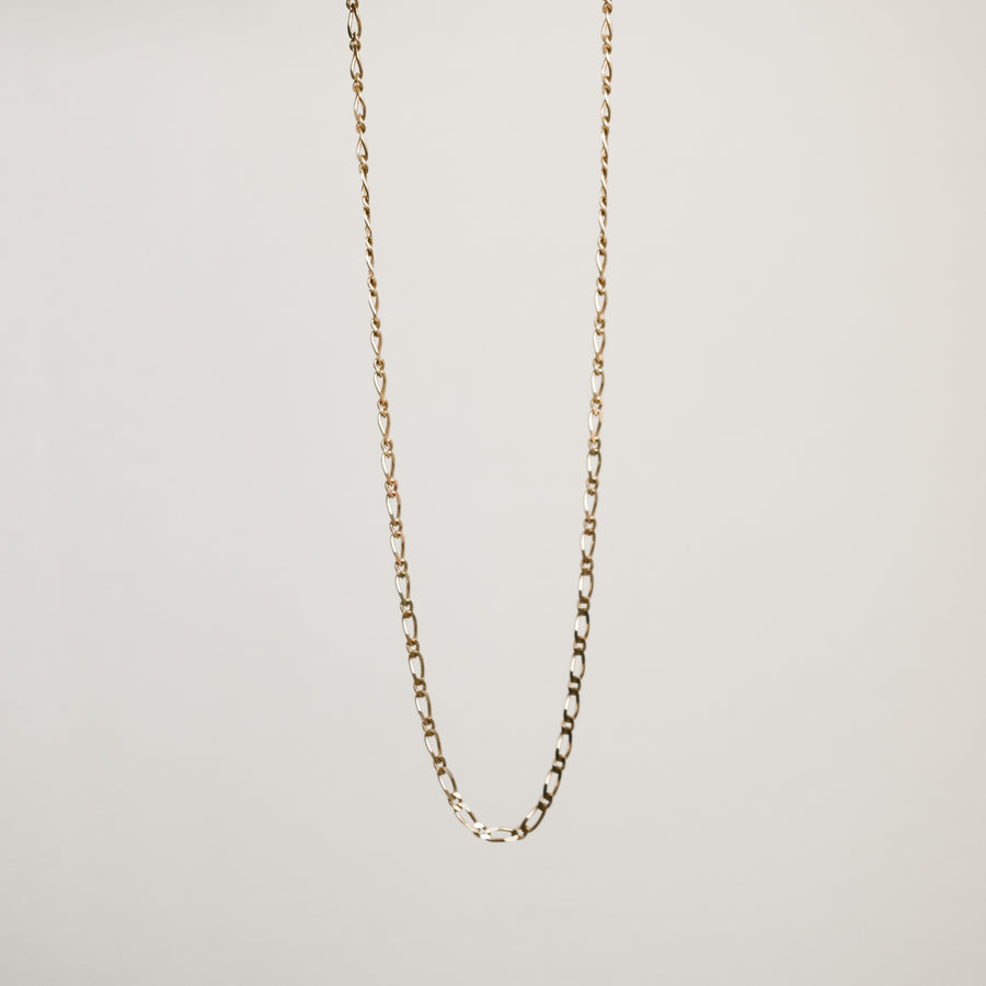 9ct Gold Delicate Figaro Link Chain
