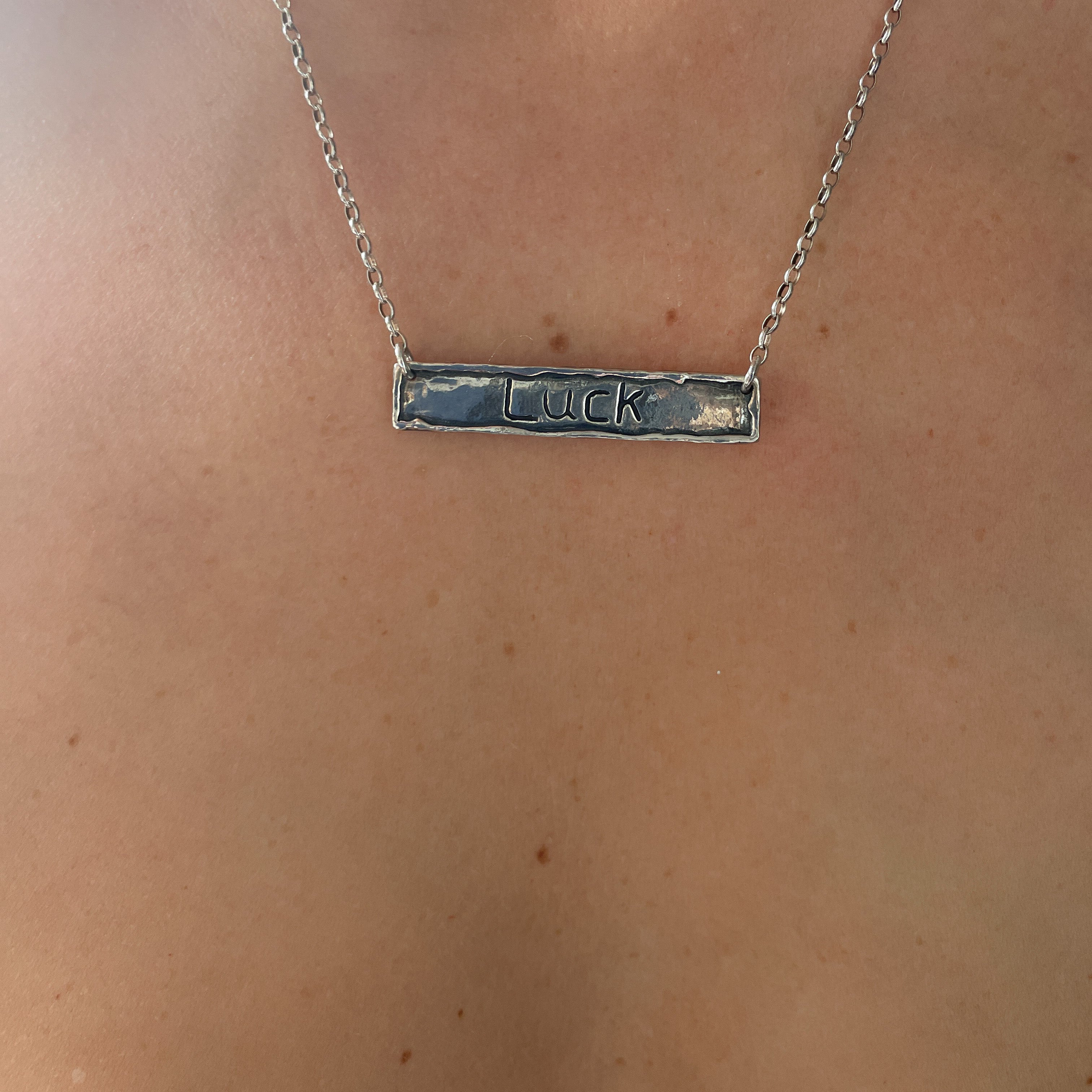 Sterling Silver Lucky Necklace