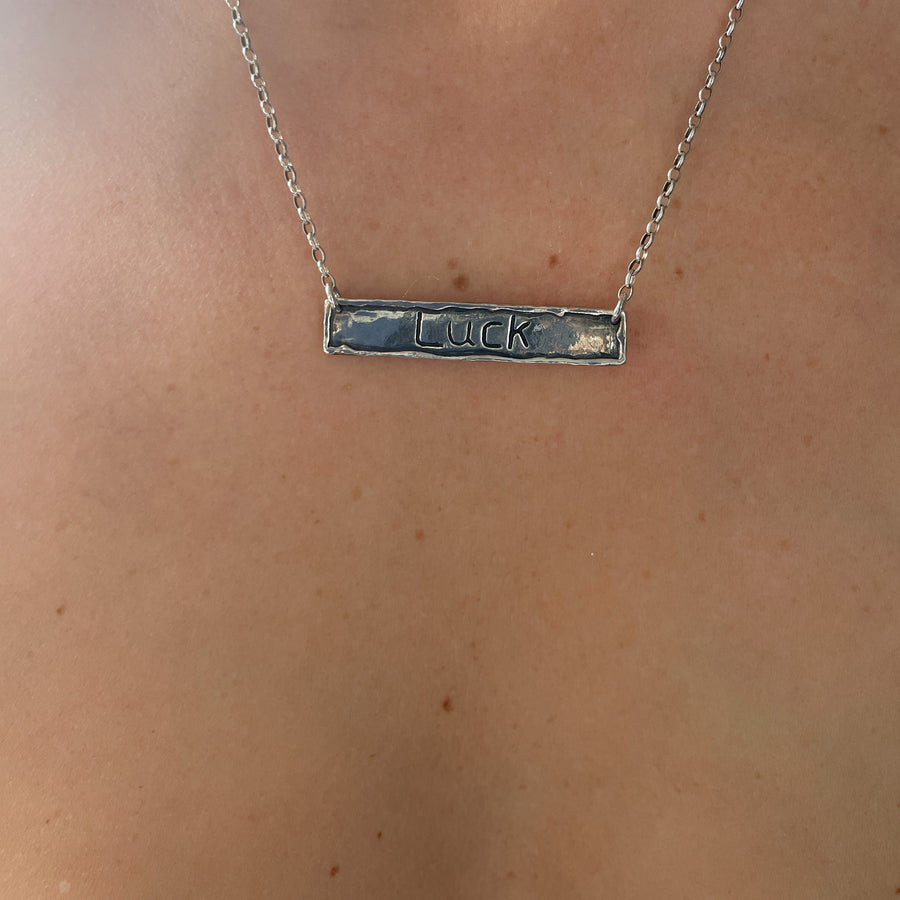 Sterling Silver Lucky Necklace