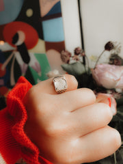 80s Coin 9ct Gold Ring