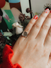 80s Coin 9ct Gold Ring