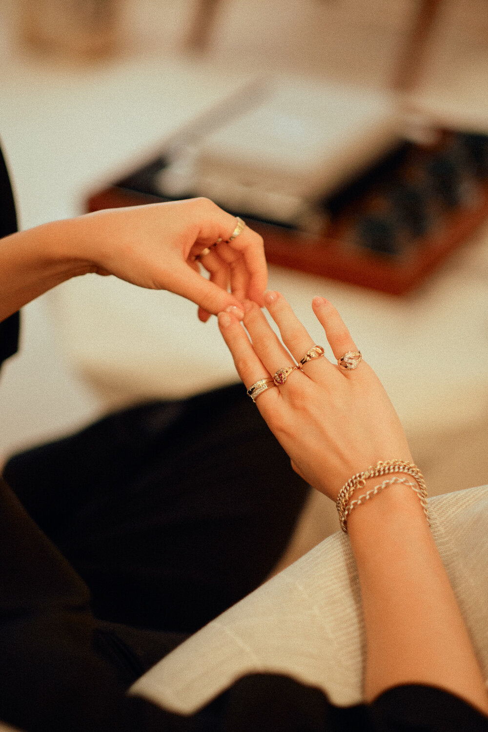 Diamond S Ring