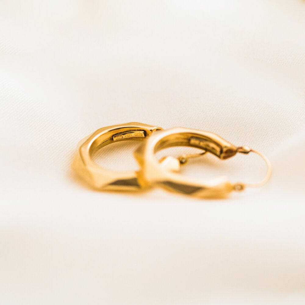 Nineties Gold Hoops