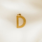 Large D Initial Pendant