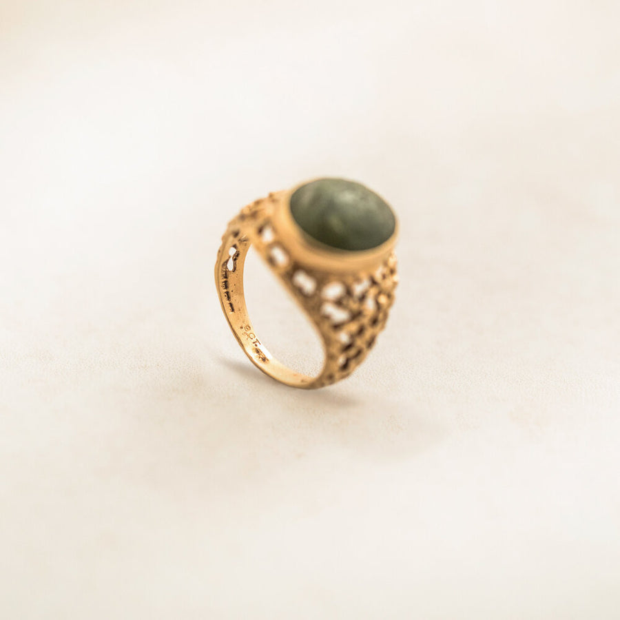 Transvaal Jade Stone Ring