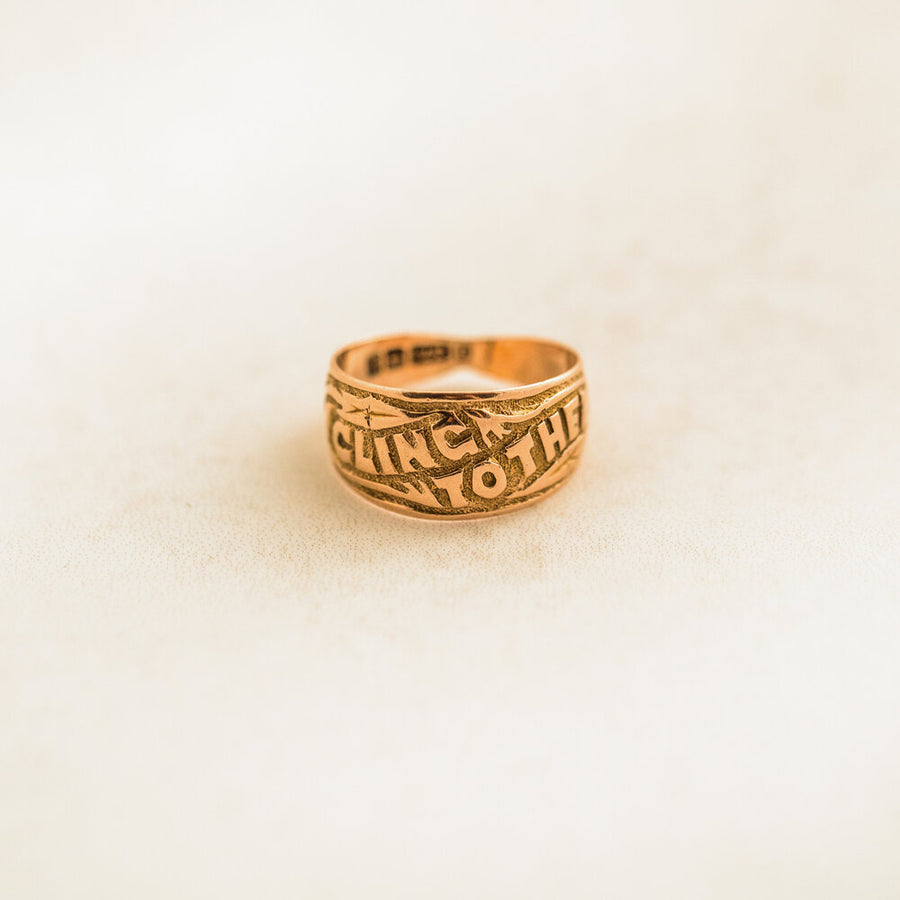 "I Cling To Thee" Ring
