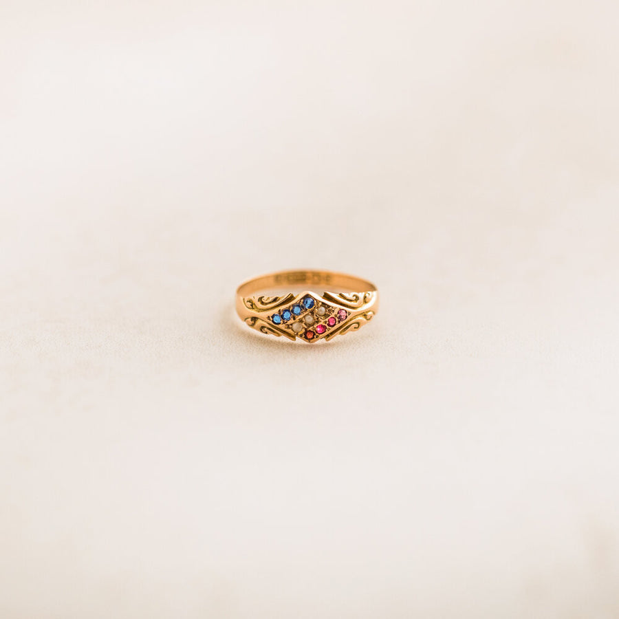 Victorian Multi Stone Ring