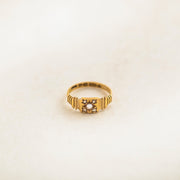 Victorian Pearl and Diamond Ring