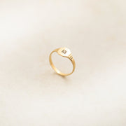 Petite Diamond Signet Ring