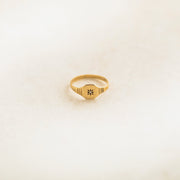 Petite Diamond Signet Ring