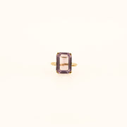 Sixties Amethyst Cocktail Ring