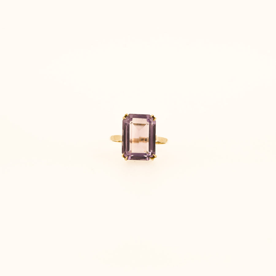 Sixties Amethyst Cocktail Ring