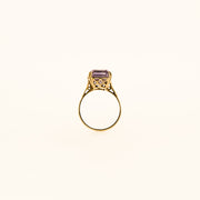 Sixties Amethyst Cocktail Ring