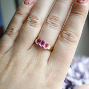 Pink Topaz Ring