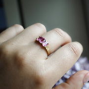 Pink Topaz Ring