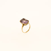 Sixties Amethyst Cocktail Ring